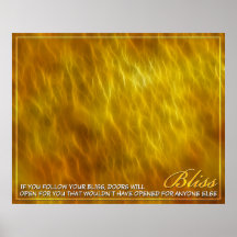 Bliss Abstract Energy Print