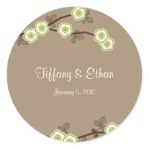 Blissed Blossoms Favour / Gift Tag Stickers