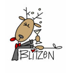 Blitzen Reindeer T-shirts and Gifts
