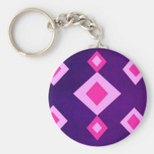 Bloc de diamant porte-clefs