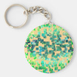 block design keychain