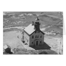 Block Island North Lighthouse Greeting Cards