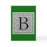 Block Letter "B" Woodcut Woodblock Inital