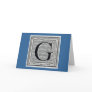 Block Letter "G" Woodcut Woodblock Inital