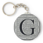 Block Letter "G" Woodcut Woodblock Inital