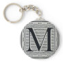Block Letter "M" Woodcut Woodblock Inital