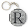 Block Letter "R" Woodcut Woodblock Inital