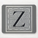 Block Letter "Z" Woodcut Woodblock Inital