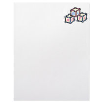 blocks customized letterhead