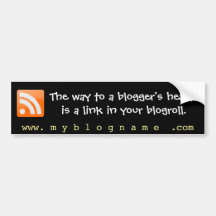 Blog Humour Quotes for Bloggers Bumper Sticker