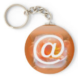 blogger rose bud, @ keychain