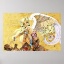 Blonde Angel Tattoo Poster by Mark Richmond posters