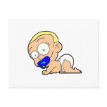 Blonde baby boy collection items postcard