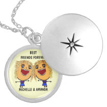 Blonde Best Friends Forever Cartoon