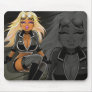 Blonde Biker Babe Mousepad