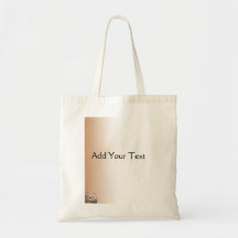 Blonde Cat with Topaz Eyes on Cinnamon Tote Bag