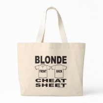 BLONDE CHEAT SHEET BAGS