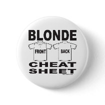 BLONDE CHEAT SHEET T-SHIRTS AND GIFTS