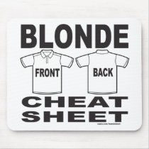 BLONDE CHEAT SHEET T-SHIRTS AND GIFTS