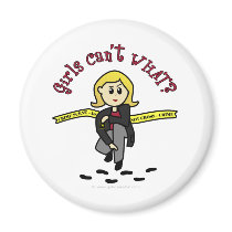 Blonde CSI Girl Refrigerator Magnet