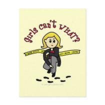 Blonde CSI Girl Post Cards