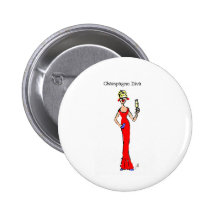 BLONDE DIVA: "Champagne Diva" Button