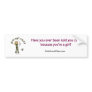Blonde Female Archery in Camouflage Bumper Sticker