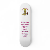 Blonde Female Fire Fighter Skate Decks