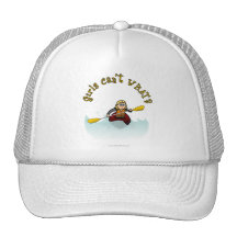 Blonde Female Kayaker Hat