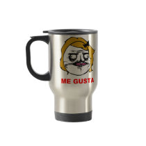 Blonde Female Me Gusta Comic Rage Face Meme Coffee Mug