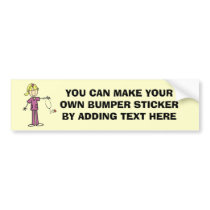 Blonde Female Stick Figure Nurse T-shirts
