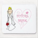 Blonde Future Bride T-shirts and Gifts Mousepads
