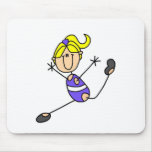 Blonde Girl Gymnast Mousepad