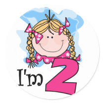 Blonde Girl I'm Two