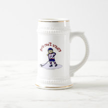 Blonde Girls Hockey Player Coffee Mugs