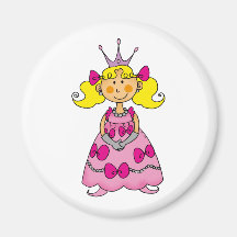 Blonde haired princess magnets