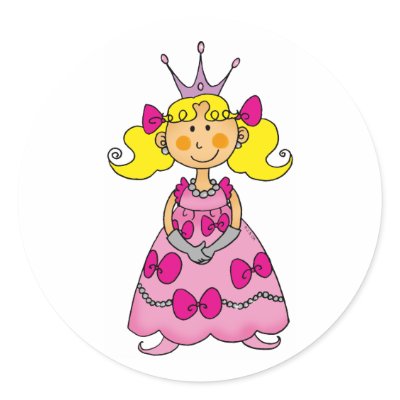 Blonde haired princess stickers by jsoh