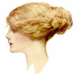 Blonde Harrison Fisher Girl  Pin photo sculptures
