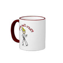 Blonde Karate Girl Mug