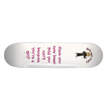 Blonde Pastor Girl Skate Board Decks