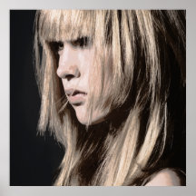 Blonde Portrait Posters