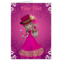 Blonde Princes Greeting Card