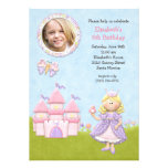 Blonde Princess Birthday Party Invitation