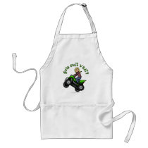 Blonde Woman ATV | Four Wheeler Driver Apron