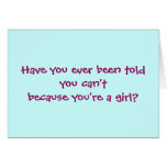 Blonde Womens Football Referee Card
