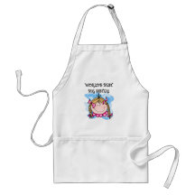 Blonde World's Best Big Sister Tshirts and Gifts Aprons