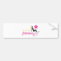 BlondeFabulous_Final.pdf Bumper Sticker