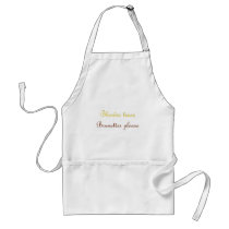 Blondes&Brunettes Apron