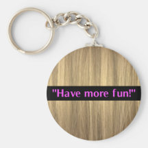 Blonde's Have More Fun Blonde Hair Keychain