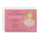 Blondie Ballerina invitations